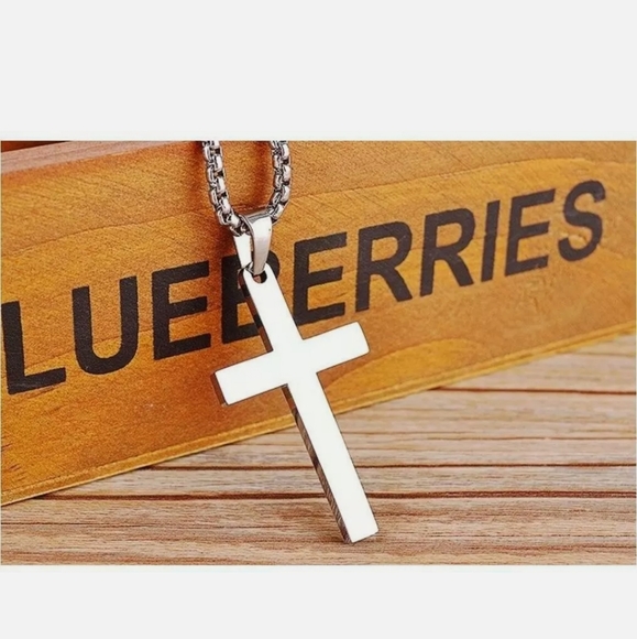 Men Cross Necklaces Pendants Stainless Steel - Picture 9 of 15